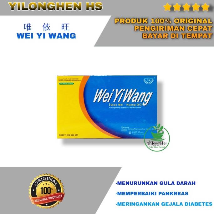 Wei Yi Wang Original Obat Gula Darah Herbal Obat Diabetes Pankreas