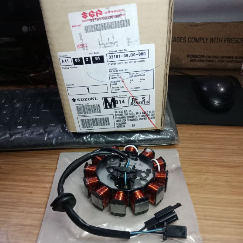 Jual Stator Spull Spul Assy Address Original Ori Asli Suzuki Sgp