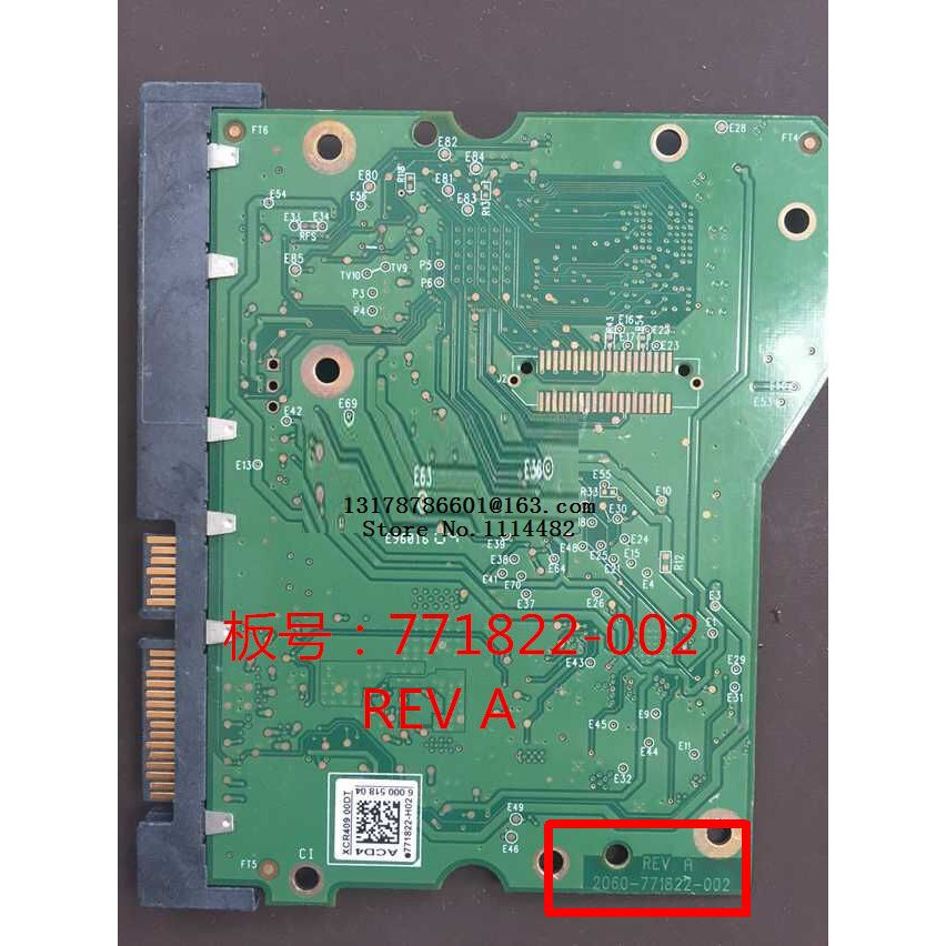 Free shipping 100% Original HDD PCB logic board WD4000FYYZ  2060 - 771822 - 002 Hard Disk Circuit
