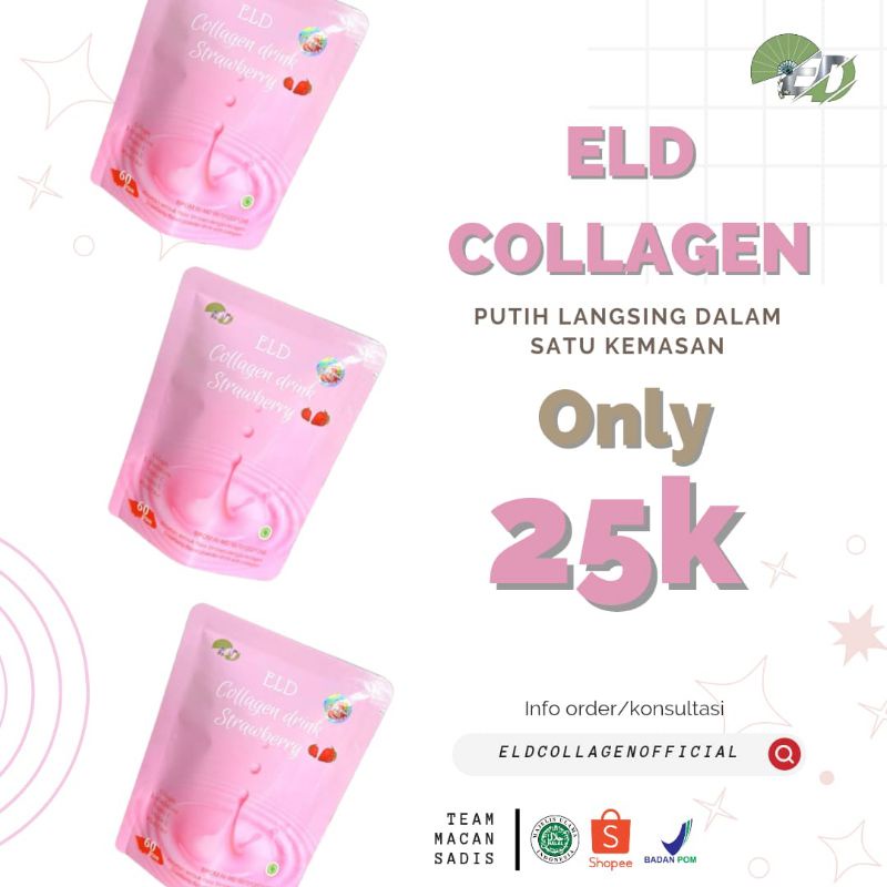 ELD COLLAGEN DRINK STRAWBERRY