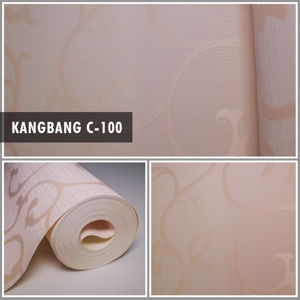 Wallpaper Dinding bahan Vinyl Premium Kode C100 - C103//Ukuran 53cm x 10m //Fabelio Wallpaper//Murah Meriah