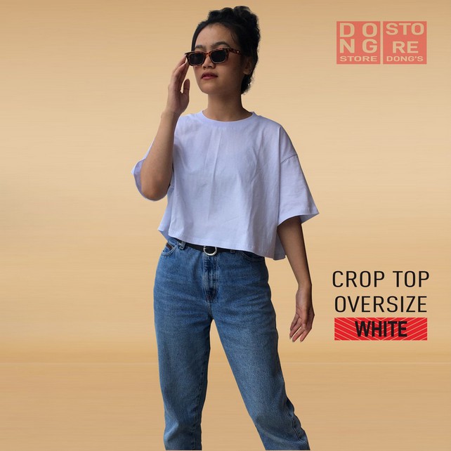 Godiva96 - CROP OVERSIZE POLOS WANITA / OVERSIZE CROP TOP / ATASAN MEDAN