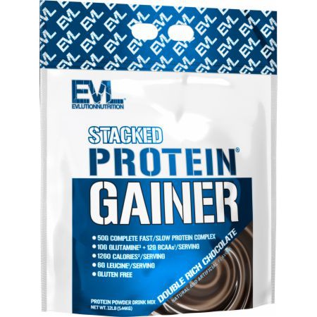 EVL Mass Gainer 12 Lbs 12Lbs Stacked protein gainer supermass massgainer