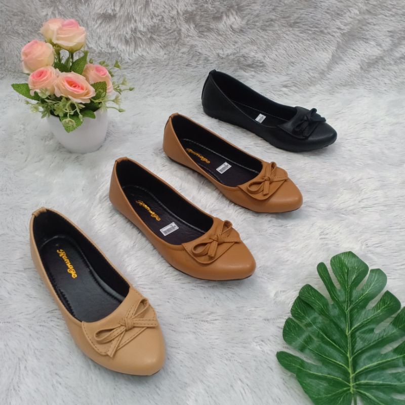 FLAT SHOES SEPATU WANITA SOL KARET H12 37/44