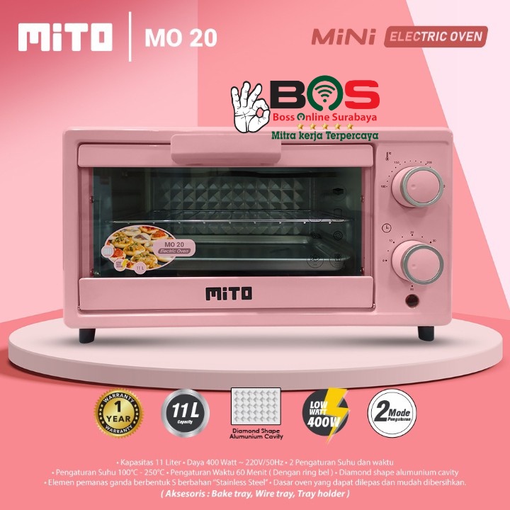 Oven Mini Mito 11L MO 20 Mito Electric Oven Mini MO-20 11 Liter