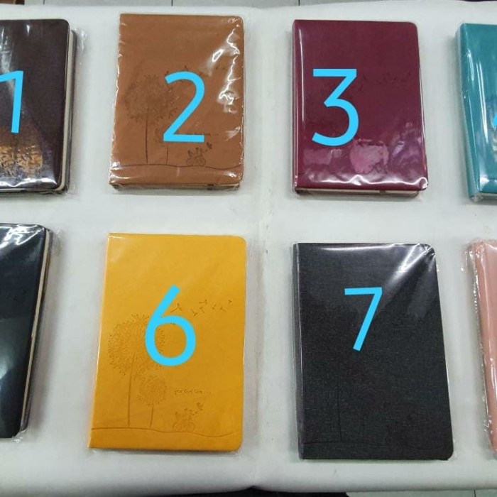 

Berkualitas Notebook Uk.A5 Model Kulit Terlaris