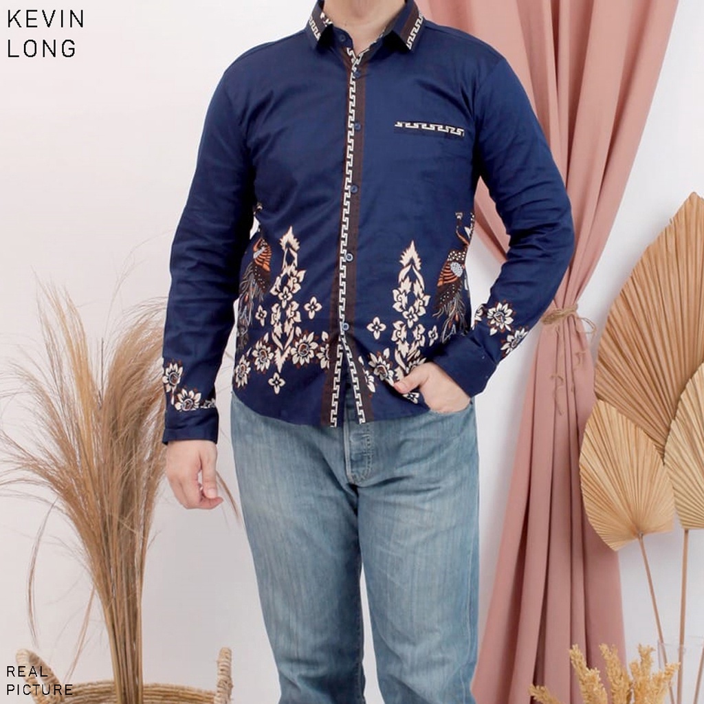 FAMILY BATIK / BATIK COUPLE / SERAGAM BATIK / BATIK SERAGAM KANTOR / JM / KEVIN FAMILY-KEVIN LONG - JUMBO