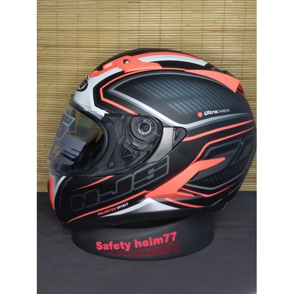 Njs shadow ultra carbon(free visor dark smoke)