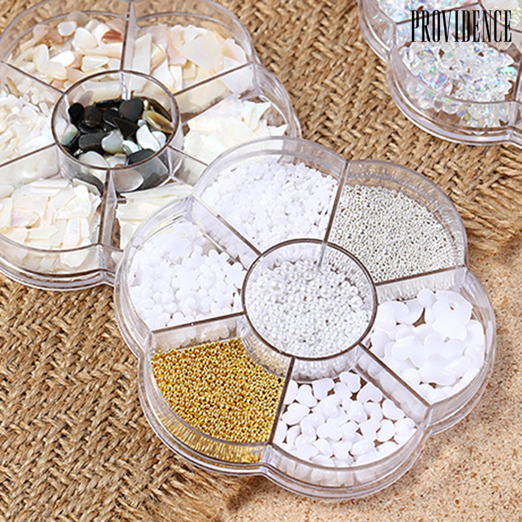 Providence 1Box Manicure Decoration Universal Wide Application Resin Nail Art Accessories Pearl Sequins for Photography