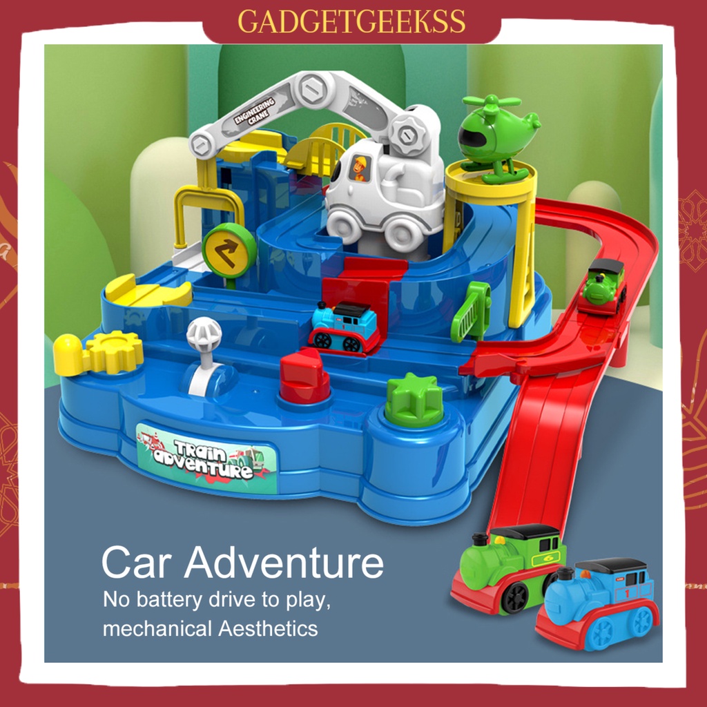 Car Adventure Brain Game Mainan Edukasi Anak Montessori Mainan Mobil Mobilan Pretend Play