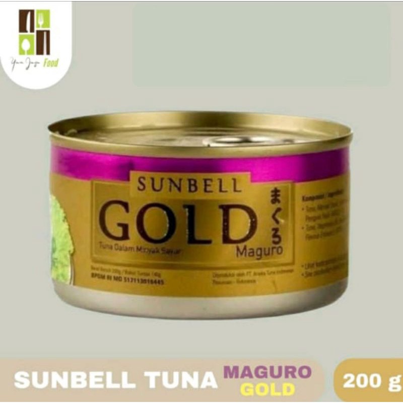 SUNBELL TUNA KALENG GOLD MAGURO GOLD 200GR