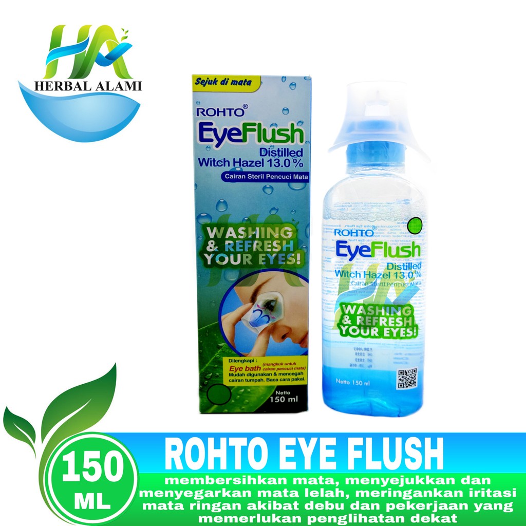 Rohto Eye Flus - Cairan Steril Pencuci Mata 150ml