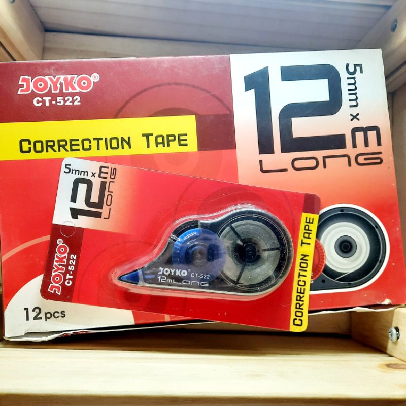 

[GROSIR]correction tape joyko CT-522/ tipe x pita 12 pcs
