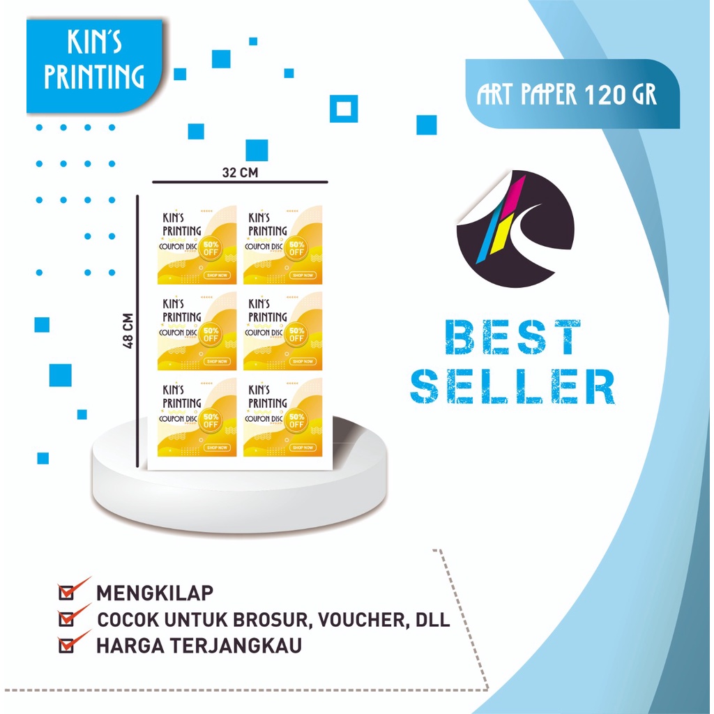

Print / Cetak Art Paper 120 gsm A3+