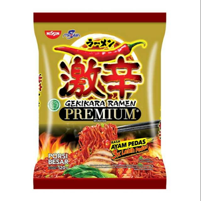 

Nissin Mie Goreng Gekikara Ramen Premium / pedas 120G