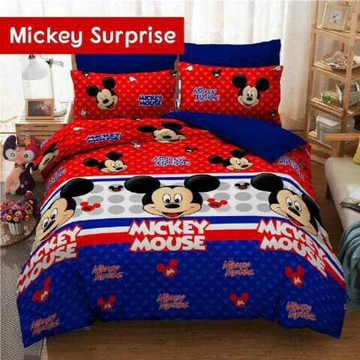 Sprei STAR Mickey Surprise Ukuran 100x200