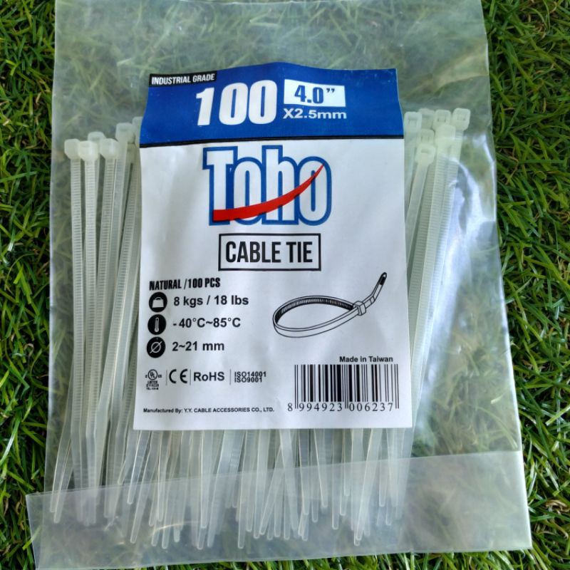 

Kabel Ties / Kabel Tie / Cable Tie Putih 10 Cm High Quality