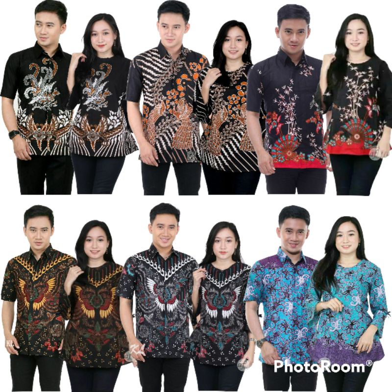 #bayardirumah batik coupel atasan batik terbaru M - JUMBO