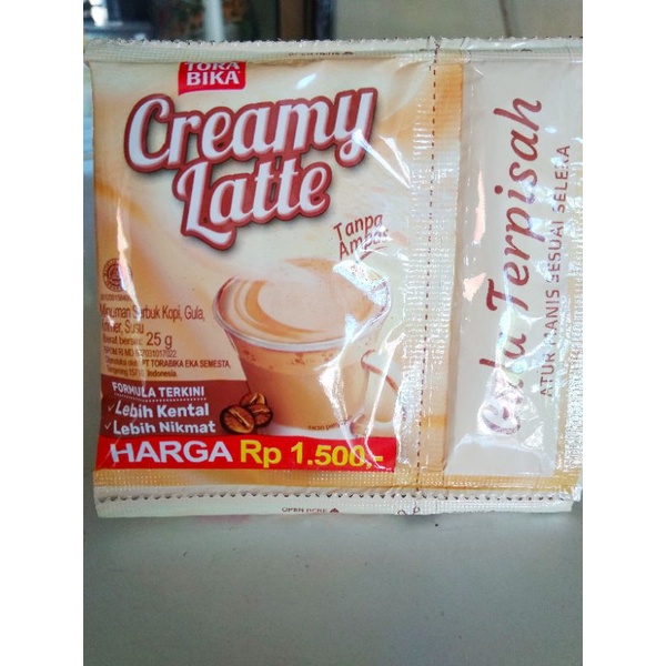 

creamy latte torabika 25g