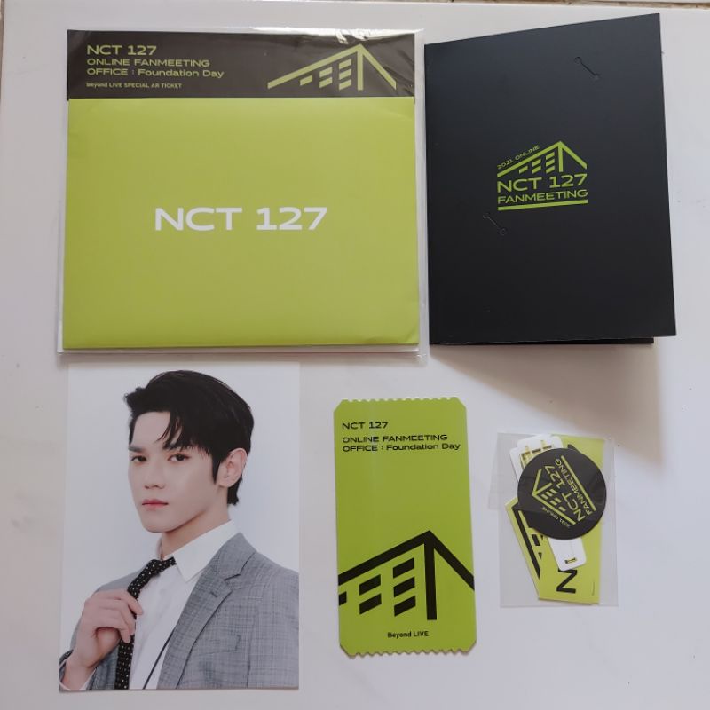 ar ticket fanmeeting nct 127 taeyong unsealed (minus pc)
