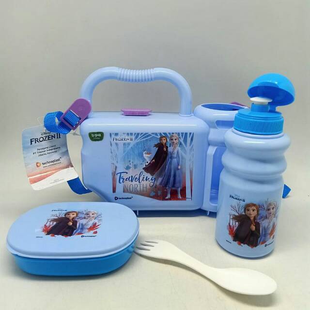 KOTAK MAKAN SET BOX SCHOOL TECHNOPLAST ORIGINAL