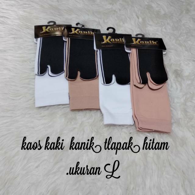 Kaos kaki jempol KANIK uk S-Lwarna cream, putih, hitam