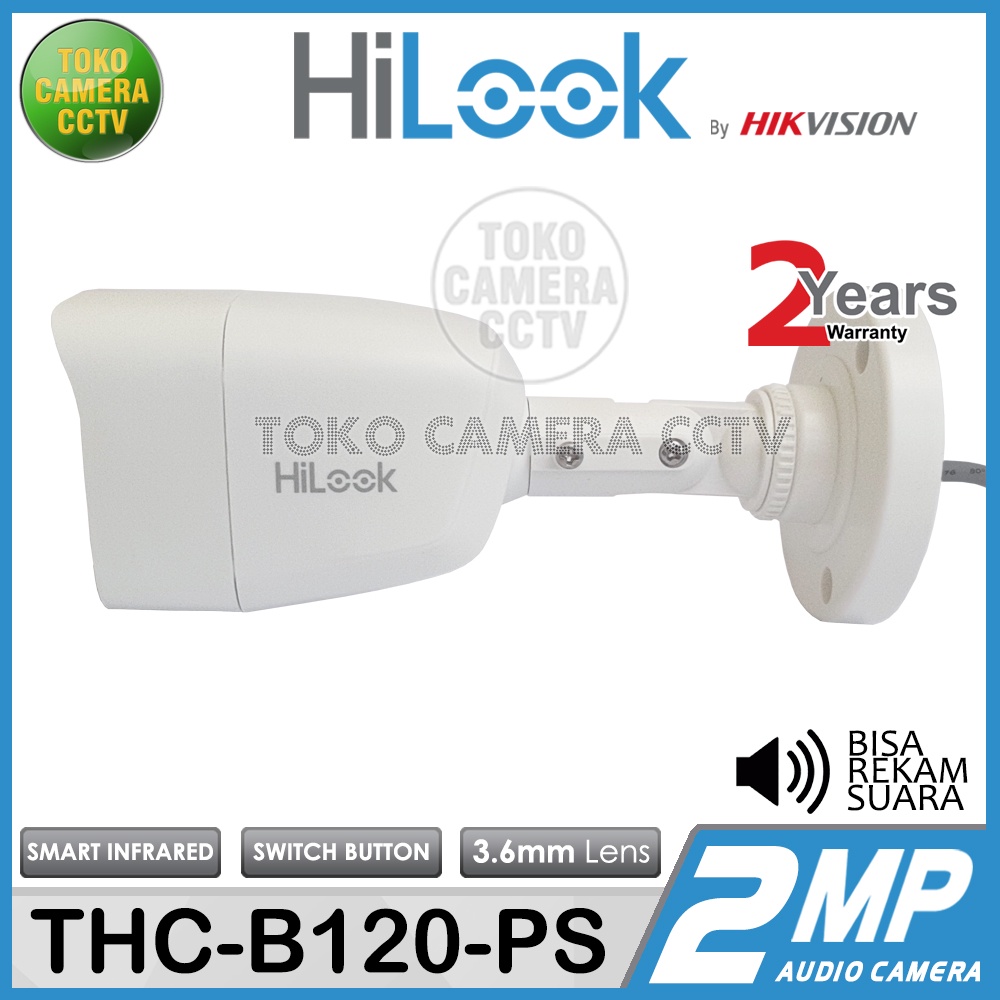 CAMERA CCTV HILOOK 2MP AUDIO 1080P KAMERA CCTV OUTDOOR HILOOK 2MP MIC