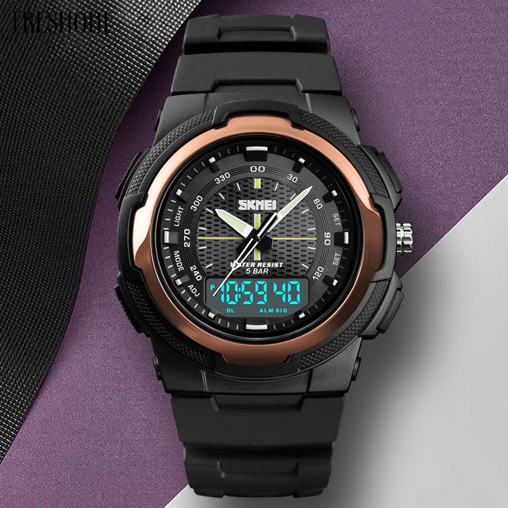 digital wrist watch with stopwatch