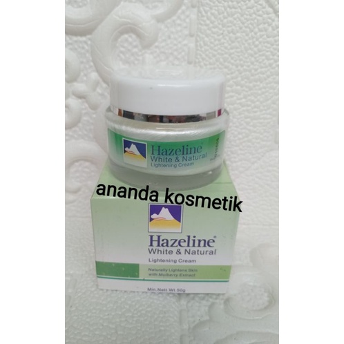 Hazeline snow white and natural hijau 50gram ORI Malaysia