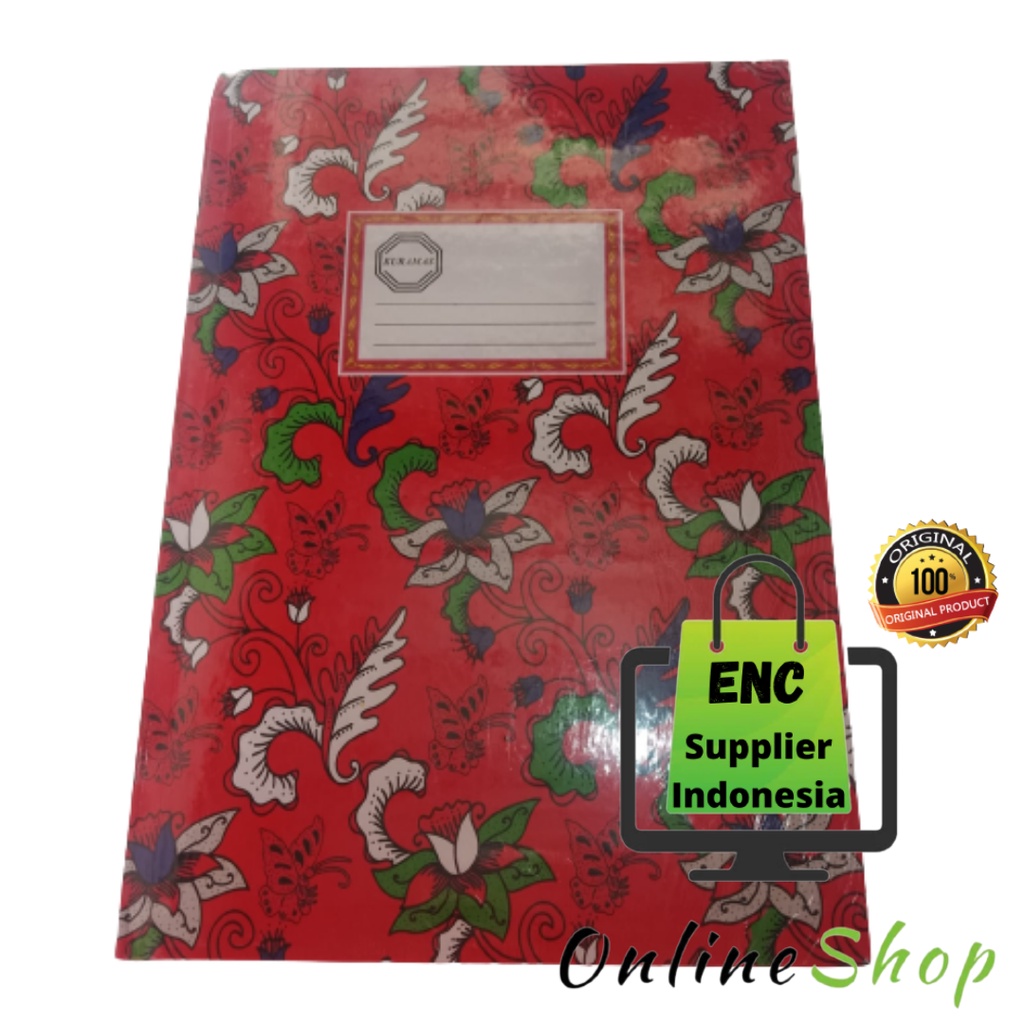 

kuramas 5 buku hc hard cover folio 100 lembar kuramas f4 hardcover 100s per pak - enc.sup