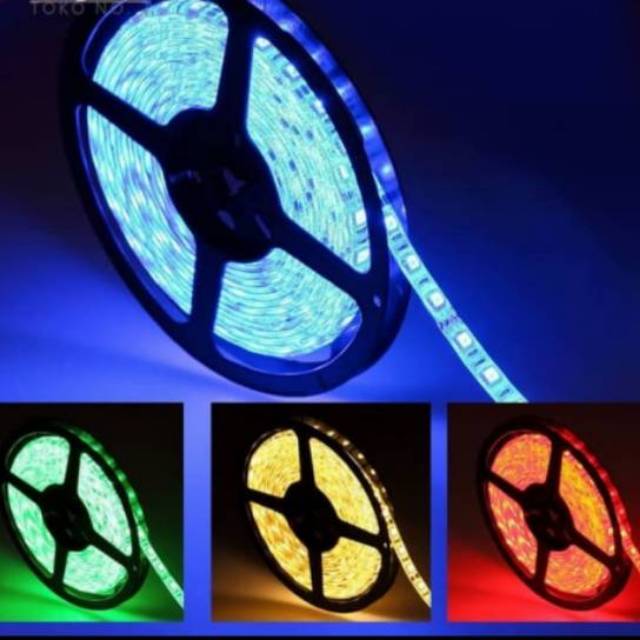 Lampu Led Strip Truk Bis 24 volt 5 meter mata Led 3528