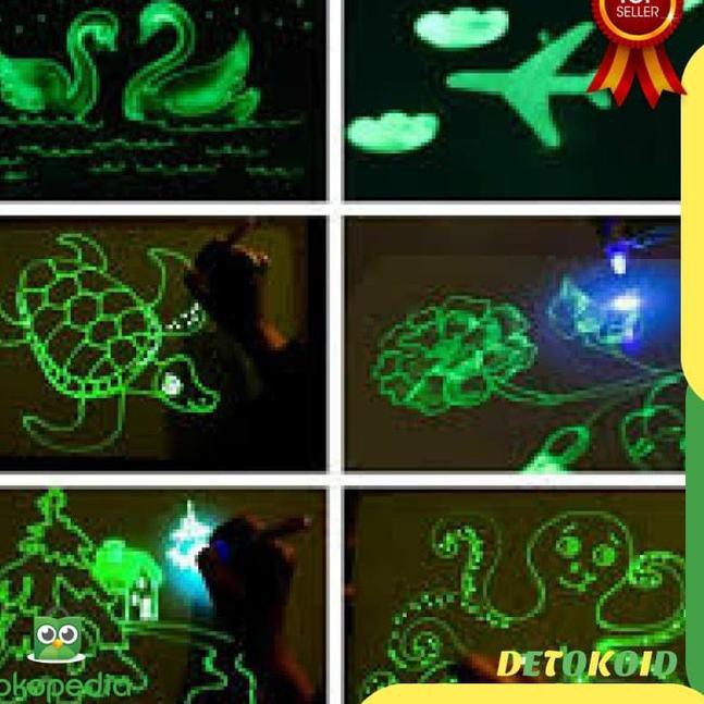 

Magic Drawing Board Mainan Edukasi Anak Glowing Board A4 LED Light - A5 Z6I1