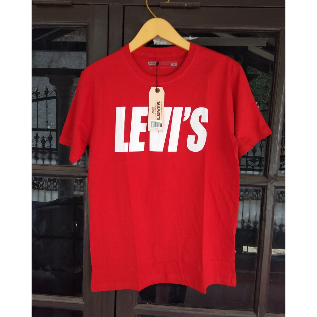 Kaos Levis | Kaos Pria | Impact Merah