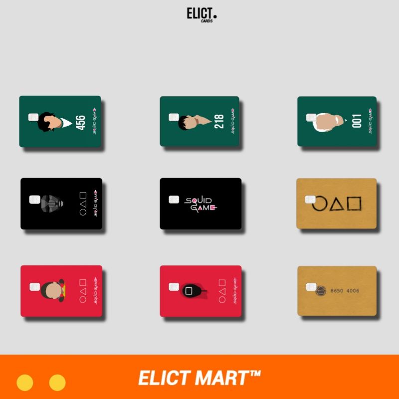 

Squid Game Edition Part 1 | Stiker/Skin Kartu ATM