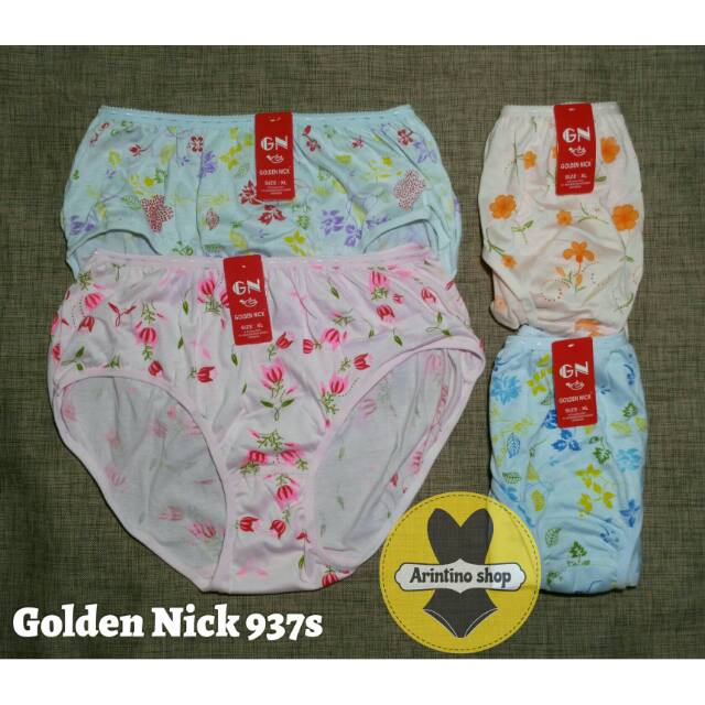 Cd Wanita Golden Nick 937S Katun Sablon Motif |