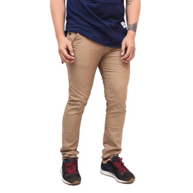 AIRBLACK DENIM TERLARIS / 784 VICTORY Celana chino pria panjang skinny semi slimfit cowo / cowok /