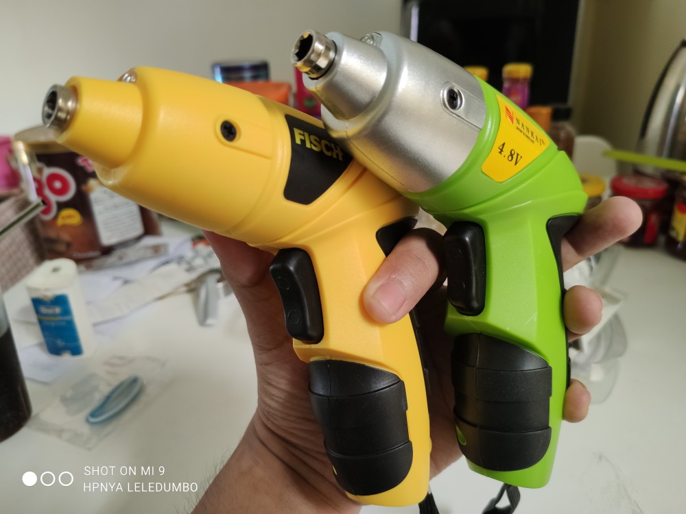 Obeng Tangan Elektrik Charger Cordless Screwdriver Nankai