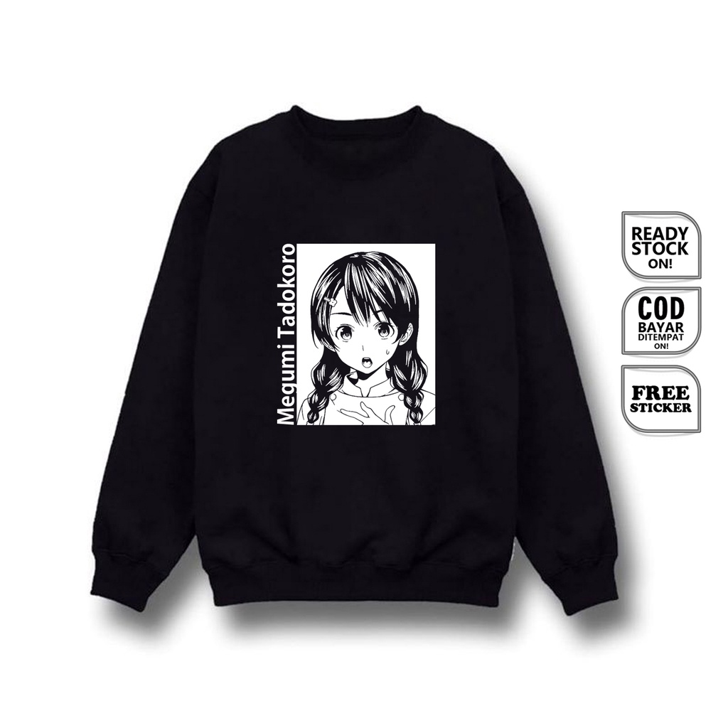 SWEATER ANIME MANGA WAIFU MEGUMI  TADOKORO SHOKUGEKI NO SOMA DUNCE KOJIRO SHINOMIYA SOMA OTAKU WIBU JAPAN CULTURE BAJU JEPANG COSPLAY JEJEPANGAN YUKIHIRA ELITE TEN COUNCIL ERINA NAKIRI JOICHIRO - SIGN CLOTH