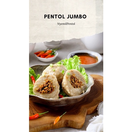 

NYEMIL PENTOL JUMBO/ PENTOL FROZEN JUMBO/ PENTOL ISI DAGING/ PENTOL PEDAS DAGING