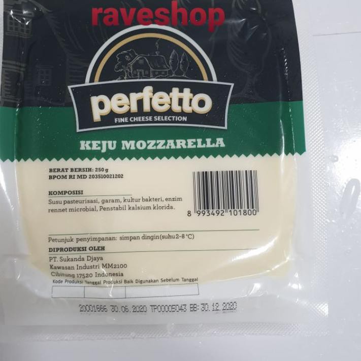 

Flash Sale!! KODE-713 PERFETTO keju mozzarella 250gr