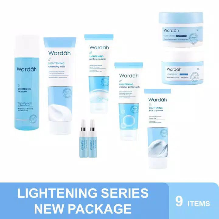 PAKET WARDAH LIGHTENING SERIES (5 item) - WARDAH PAKET ORIGINAL 100%