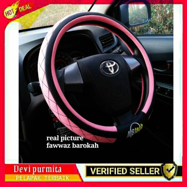 COVER SARUNG STIR SETIR STER SETER STEERING WHEEL COVER MBTECH MOBIL TOYOTA