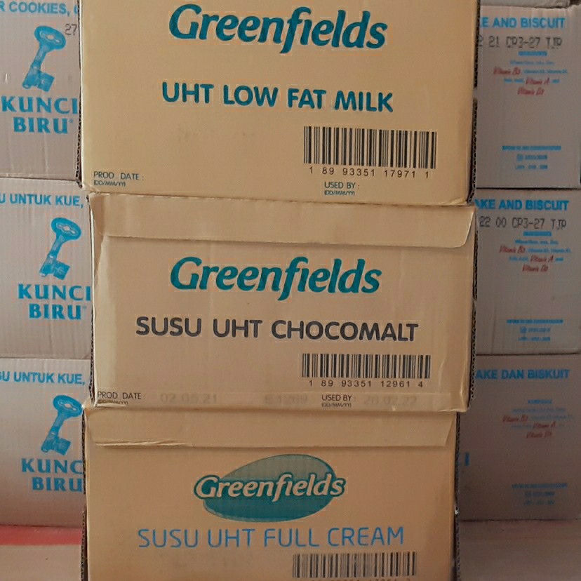 

Susu UHT Low Fat Greenfield 1000ml - 1 dus isi 12pcs