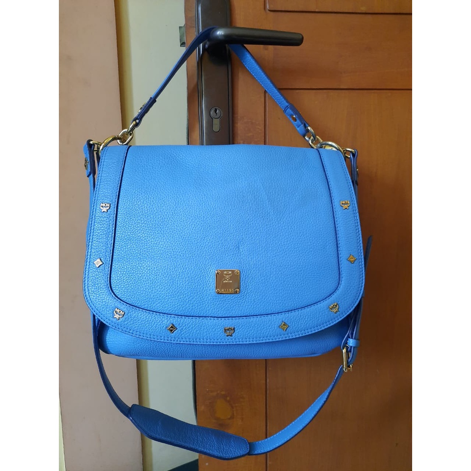 Tas Wanita Branded Second MCM Tas Selempang