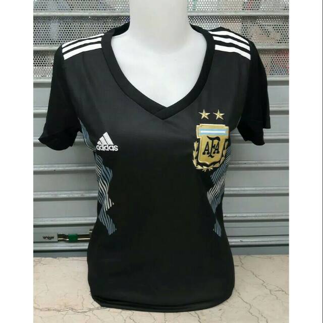 JERSEY ARGENTINA AWAY CEWEK PIALA DUNIA BAJU BOLA ARGENTINA AWAY LADIES WORLD CUP 2018 GRADE ORI
