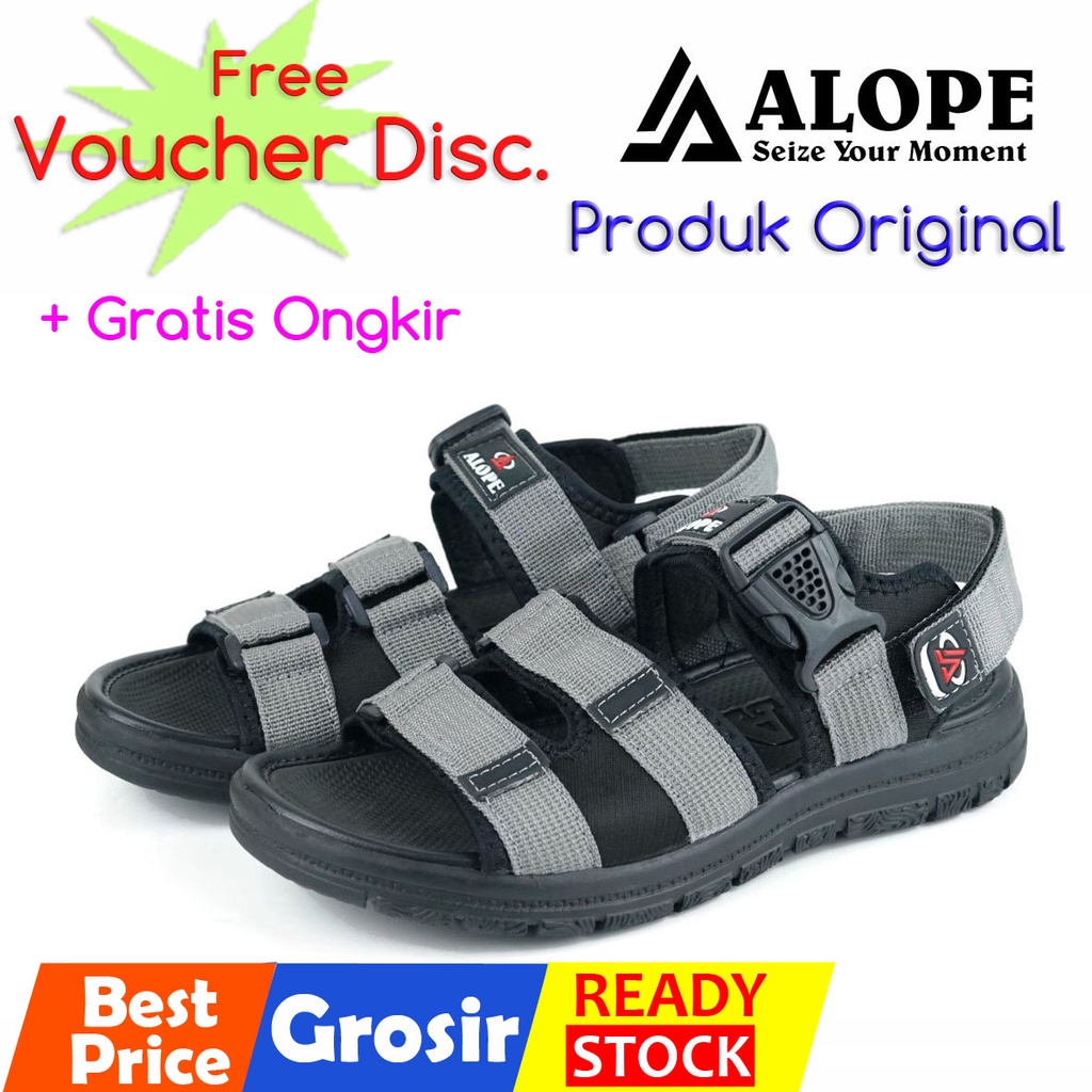 ALOPE YEAGER SANDAL GUNUNG PRIA ORIGINAL SANDAL LAKI CASUAL SENDAL COWOK TRENDY ALOPE-YEAGER