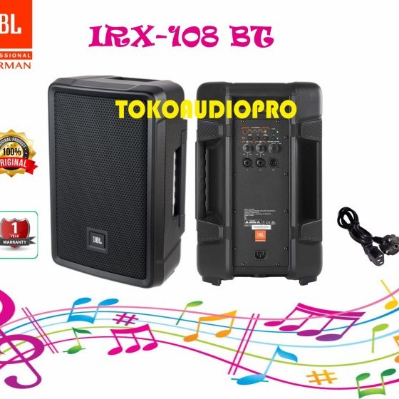 Speaker Jbl - Jbl Irx-108Bt Powered 8-Inch Portable Speaker With Bluetooth