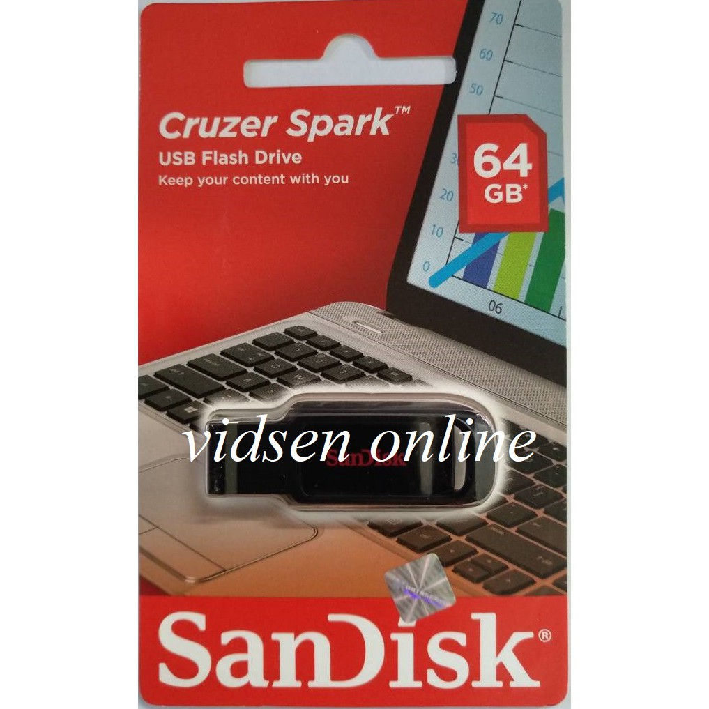 Sandisk Cruzer Spark Cz61 Usb Flashdisk 64Gb - Garansi Resmi