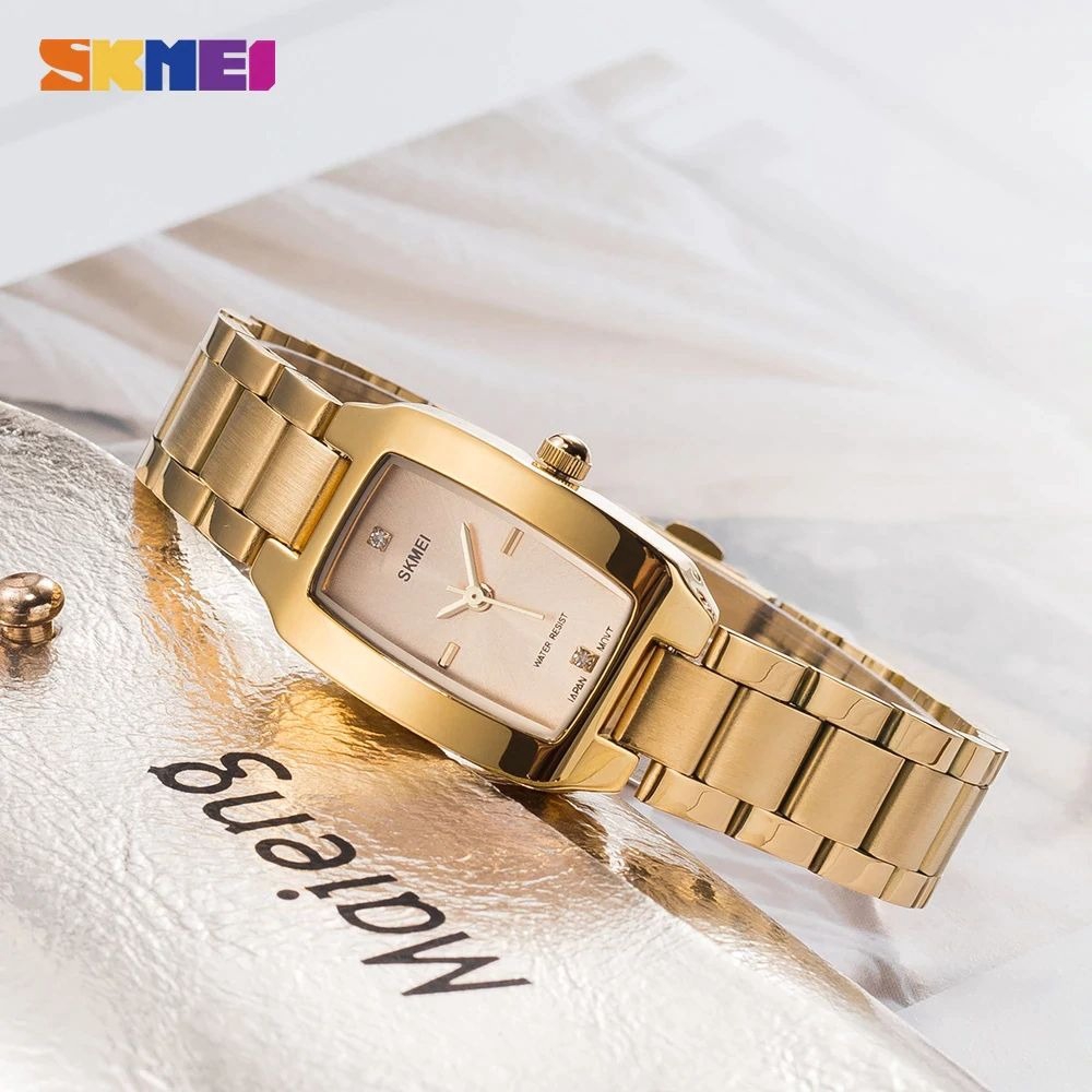 SKMEI 1400 Jam Tangan Wanita Analog Stainless Steel WK-SBY