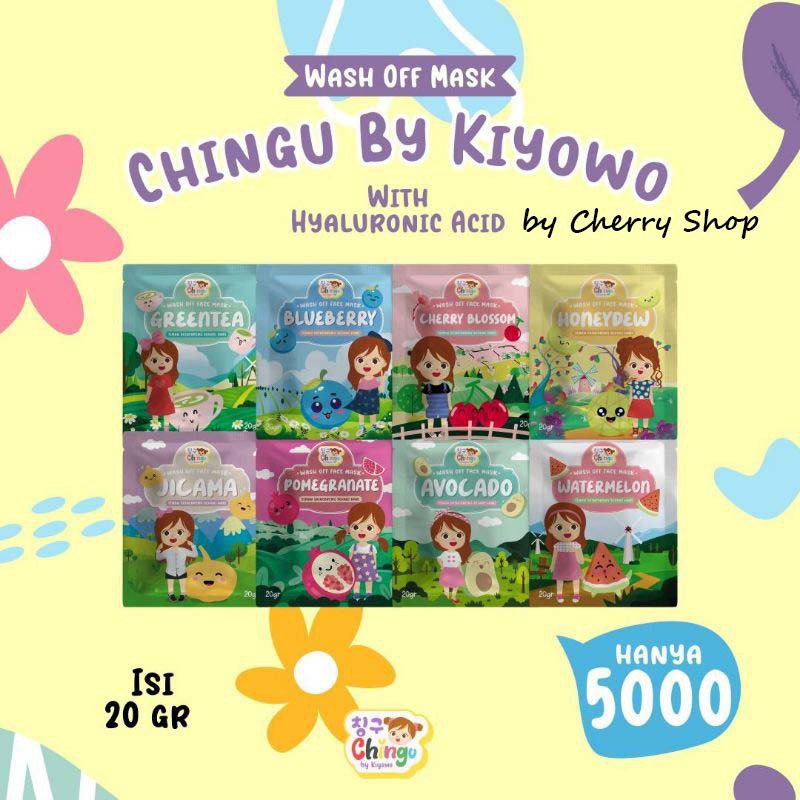 [BPOM] [AGEN] [ORI] Masker Organik Chingu by Kiyowo 20GR